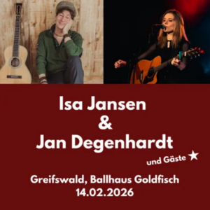 Ankündigung Konzert Jan Degenhardt & Isa Jansen